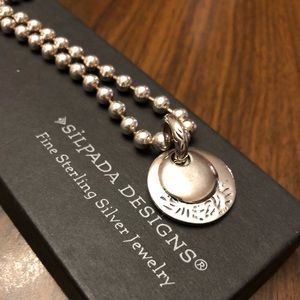 Silpada Sterling Silver Circles Pendant and Chain